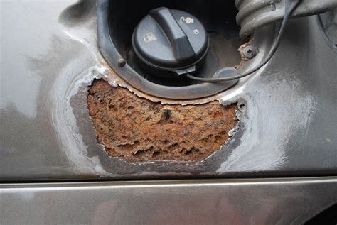 patching rust holes on cars